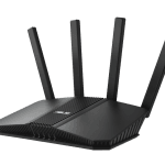 ASUS RT-BE82U BE6500. WAN connection type: RJ-45. Wi-Fi band: Dual-band