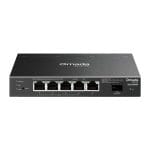 Switch Omada Access 6-Port Gigabit, 5× Gigabit RJ45 ports (4×