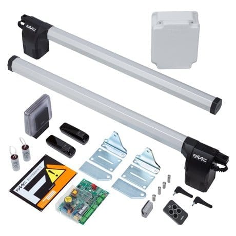 Kit automatizare poarta batanta ECO Start 230V 412, max. 2 x 1.8 m - FAAC 412-KIT