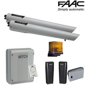 Kit automatizare poarta batanta HANDY Start 24V S418, max. 2 x 2.3 m - FAAC S418-KIT