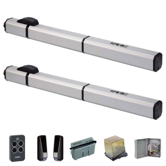 Kit automatizare poarta batanta Faac S450H SB, 2x3 metri, 24 V