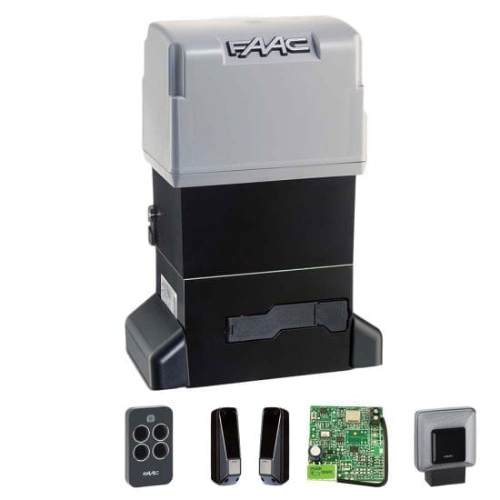 Kit automatizare poarta culisanta Faac model 844 ER Z16, 1800 Kg, 220 V