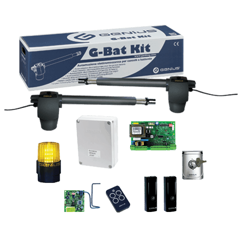 Kit automatizare poarta batanta G-BAT 300, 2x2.5m - GENIUS G-BAT300-51701271-KIT