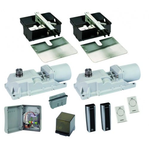 Kit automatizare ingropata poarta batanta Faac 770 24V, 2x2 metri, 500 Kg, 24 V