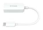 D-link USB-C to 2.5G Ethernet Adapter, DUB-E250; x1 RJ-45 2.5G - imagine 3
