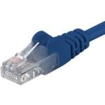 Patchcord UTP RJ45-RJ45 Cat.5e 0.5m albastru,UTP-5E-0.5-BL, pachcord din cupru - imagine 2