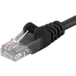 Patchcord UTP RJ45-RJ45 Cat.5e 0.25m negru,UTP-5E-0.25-BK, pachcord din cupru - imagine 3
