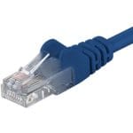 Patchcord UTP RJ45-RJ45 Cat.5e 0.5m albastru,UTP-5E-0.5-BL, pachcord din cupru - imagine 3