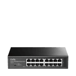 CUDY 16-Port 10/100 Mbps Switch, 16 10/100 Mbps RJ45 Ports,