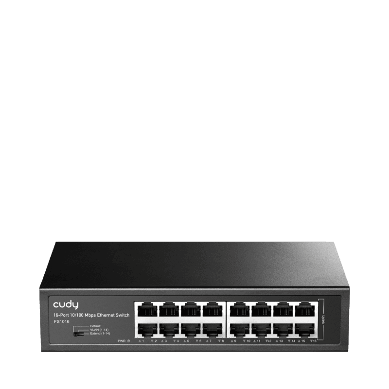 87a14fb8b18fbee2f30bc636e58d5a33.png CUDY 16-Port 10/100 Mbps Switch, 16 10/100 Mbps RJ45 Ports, - imagine 1