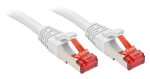 Cablu retea Lindy 3m Cat.6 S/FTP, RJ45, white - imagine 3