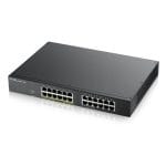 Zy GS1900-24, 24-port GbE L2, 12 Prt POE