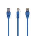 Patchcord UTP RJ45-RJ45 Cat.5e 2m albastru,UTP-5E-2-BL, pachcord din cupru - imagine 2