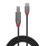 Cablu Lindy 2m USB 2.0 Tip A la Tip B,