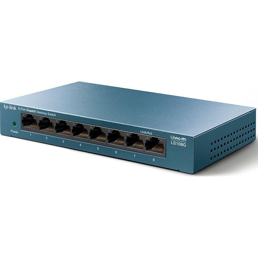 overlay_085d6b70e4aaad9840d164d9a12d2b3e.jpg Switch TP-LINK LS108G, 8 port, 10/100/1000 Mbps - imagine 1