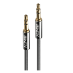 Lindy Cablu Audio 3.5mm, 2m, Cromo Line