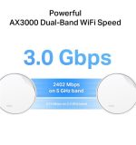 TP-Link AX3000 whole home mesh Wi-Fi 6 System, Deco X50-POE(3-pack); - imagine 4
