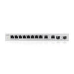 XGS1010-12-ZZ0101F - Ethernet Switch, RJ45 Ports 10, Fibre Ports 2SFP+,