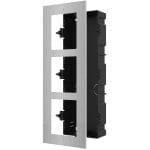 Panou frontal pentru 3 module videointerfon modular Hikvision DS-KD- ACF3/S;