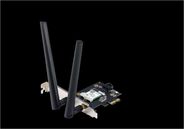overlay_26cde8e32485a8d9242cfd44778e6859.JPG ASUS PCE-AX1800 Wifi AX1800 Bluetooth 5.2 PCIe adapter, WI-FI 6, - imagine 1