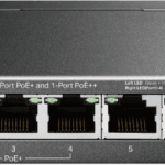"6-Port Gigabit Desktop Switch with 3-Port PoE+ and 1-Port PoE++
