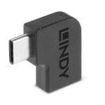 Adaptor Lindy USB-C 3.2 la USB C 90°, material PVC, - imagine 4