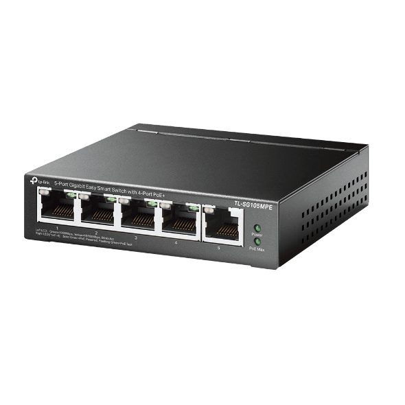overlay_34bb18557d16baffe111eae460c74702.png "5-Port Gigabit Easy Smart Switch with 4-Port PoE+ PORT: 4× - imagine 1