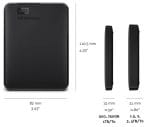 HDD Extern WD Elements Portable, 4TB, negru, USB 3.0 - imagine 3