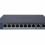 Switch PoE Hikvision DS-3E1510P-EI/M(B): 8 × Gigabit PoE port,2 ×