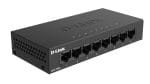 D-Link Switch DGS-108GL, 8 porturi Gigabit, Capacity 16Gbps, desktop, faramanagement, - imagine 2