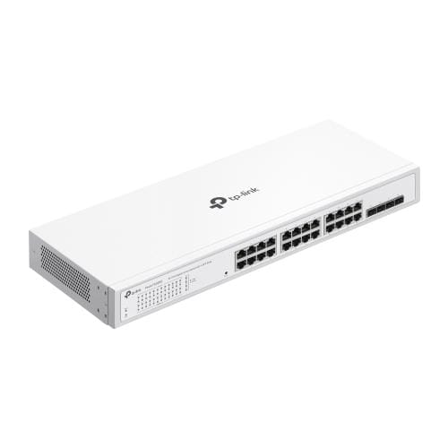 overlay_4a0342cb9f69712e4e34d26ecae26e26.jpg Switch TP-Link cu 24 de porturi, 24× 10/100/1000 Mbps - imagine 1