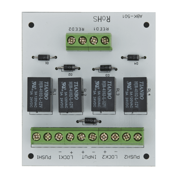 overlay_4b0b80b3a3143a6d20db2b2236bdcde2.png Modul electronic pentru doua usi cu incuietori tip fail-safe cu - imagine 1