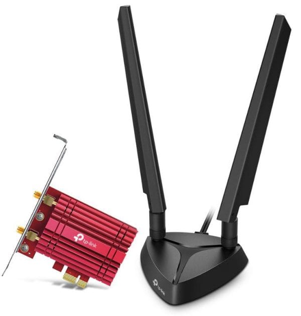 overlay_5416c5a0041eb94ab40431013b63402a.JPG Adaptor wireless TP-Link, ARCHER TXE75E, AX5400, 2 x antene externe - imagine 1