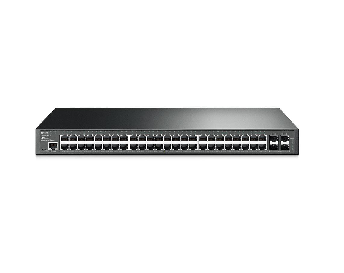 overlay_541b84b7f6e64da00a962dc1a467ee8b.jpg Switch TP-Link JetStream TL-SG3452, 48 port, 10/100/1000Mbps - imagine 1