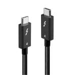 Cablu Lindy Thunderbolt 4, Length 1m, 40Gbps, passive, negru - imagine 2