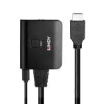 Cablu Lindy 2 porturi HDMI 4K60, latime de banda suportata - imagine 2