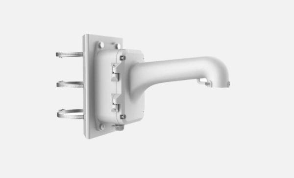 overlay_67deb4a0b2b418d41b53884b8806a0d4.JPG Suport de montaj pe stalp pentru camere PTZ DS-1604ZJ-BOX-POLE, material - imagine 1