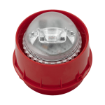 Sirena cu flash, adresabila, LED-uri de culoare rosie, lentila de