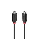 Cablu Lindy 1m USB4 240W Type C, 40 Gbps, Black