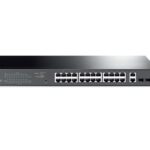 "28-Port Gigabit Easy Smart Switch with 24-Port PoE+ PORT: 24×