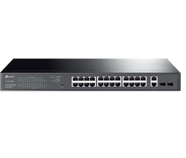 overlay_761a89cda18c3d04a853af21a5e9a3f7.JPG "28-Port Gigabit Easy Smart Switch with 24-Port PoE+ PORT: 24× - imagine 1