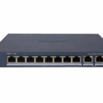 Switch PoE Hikvision DS-3E1510P-EI: 8 × Gigabit PoE port, 2