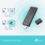 TP-Link ARCHER TX20U Adaptor USB Wireless AX1800 cu două antene - imagine 3
