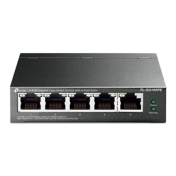 overlay_8fe47923835c703be864d442a1078d42.jpg "5-Port Gigabit Easy Smart Switch with 4-Port PoE+ PORT: 4× - imagine 1