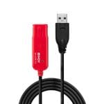 Cablu Lindy Active ExtensionPro LY-42780, USB 2.0, 8m, negru - imagine 2