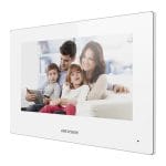 Monitor videointerfon WIFI modular 7 color Hikvision DS-KH6320-WTE1-W; culoare alba,