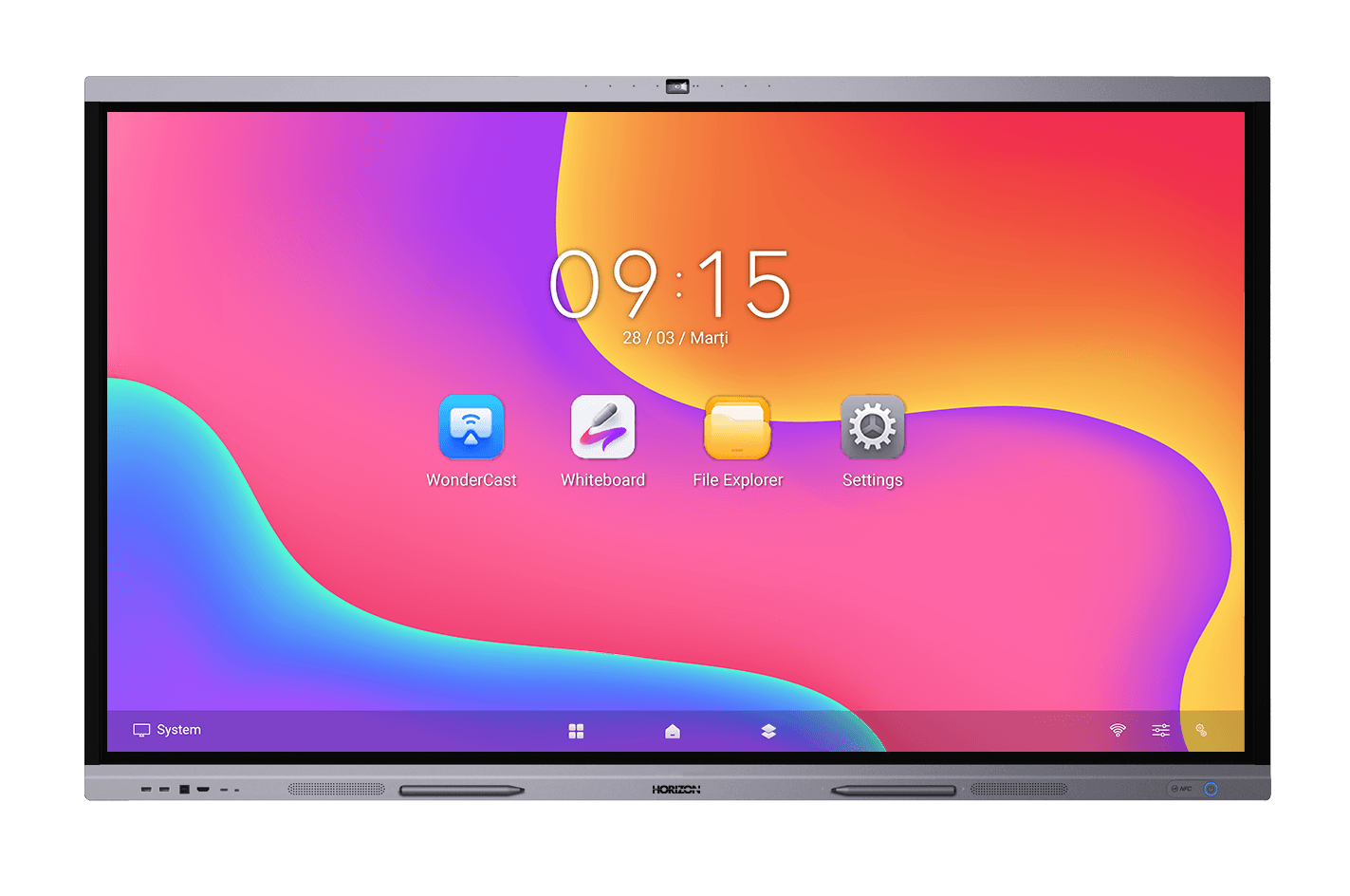 overlay_9d59269d9d1ffcb25d32c207523e61bf.png Ecran interactiv HORIZON A3C 86" A13 - imagine 1