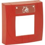 Honeywell Carcasa buton mic, rosu, cu sticla, 704950;