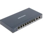 Switch Hikvision DS-3E0310P-E/M, 8-port, PoE