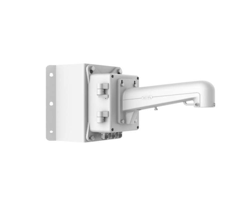 overlay_a6e7badfc7935cf3bd63d0226058573f.png Hikvision Bracket DS-1602ZJ-BOX-CORNER; white aluminum alloy; 255.5 x314x546.4mm. - imagine 1